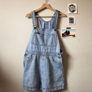 ✨Vintage Denim Wrangler Overall Shorts Overalls✨